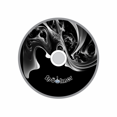 Spöckner "Fantasie / grau schwarz" Eisstock